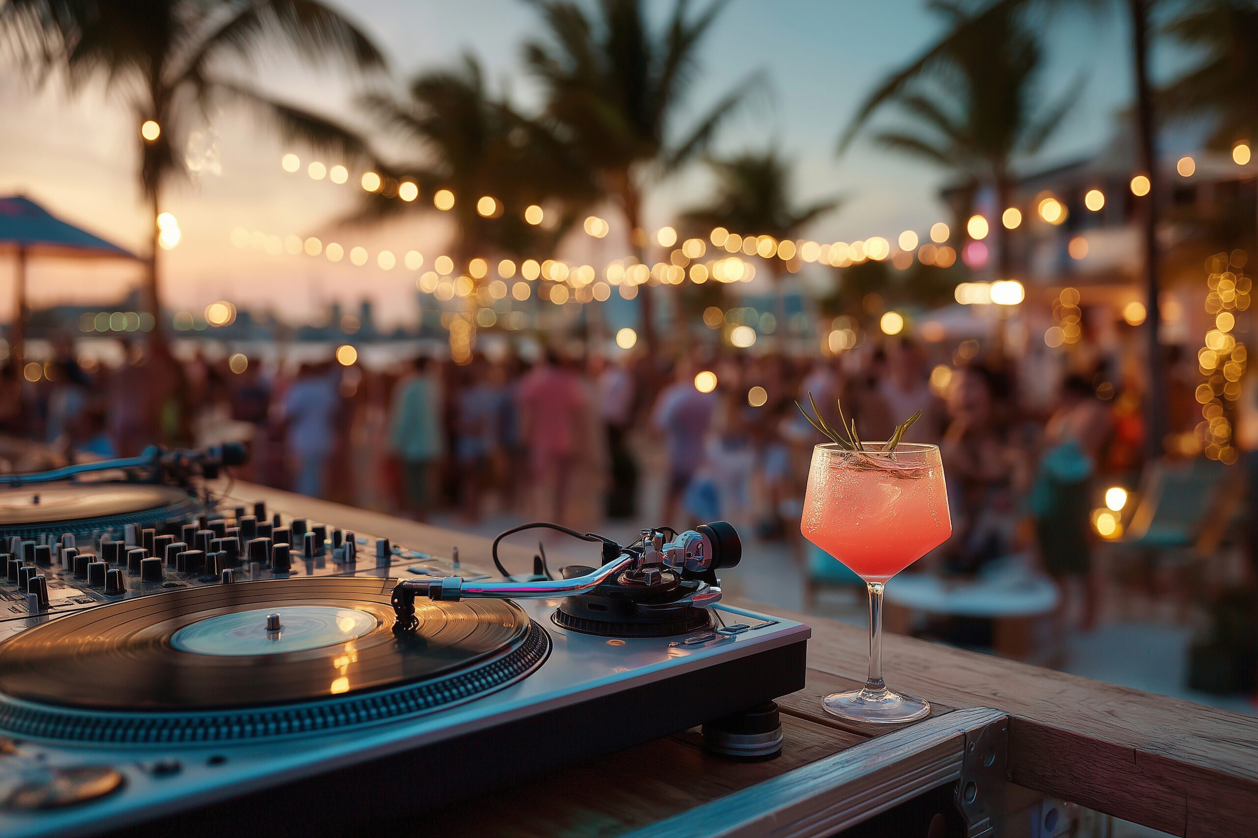 AV at Beach party