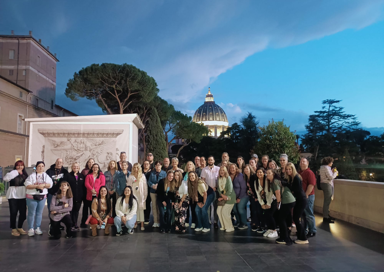 pink zebra in rome